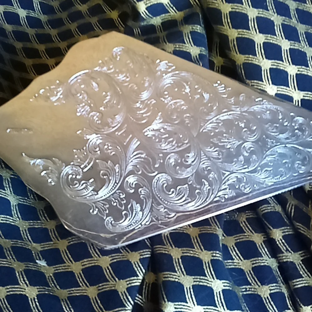 Vintage Italian baroque sterling silver cake server